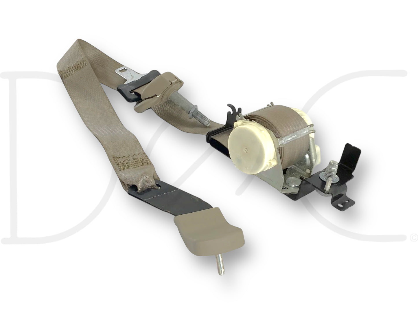 08-10 Ford F250 F350 LH Left Driver Rear Seat Belt Seatbelt Stone OE