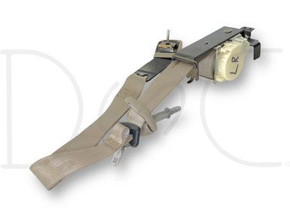 08-10 Ford F250 F350 LH Left Driver Rear Seat Belt Seatbelt Stone OE