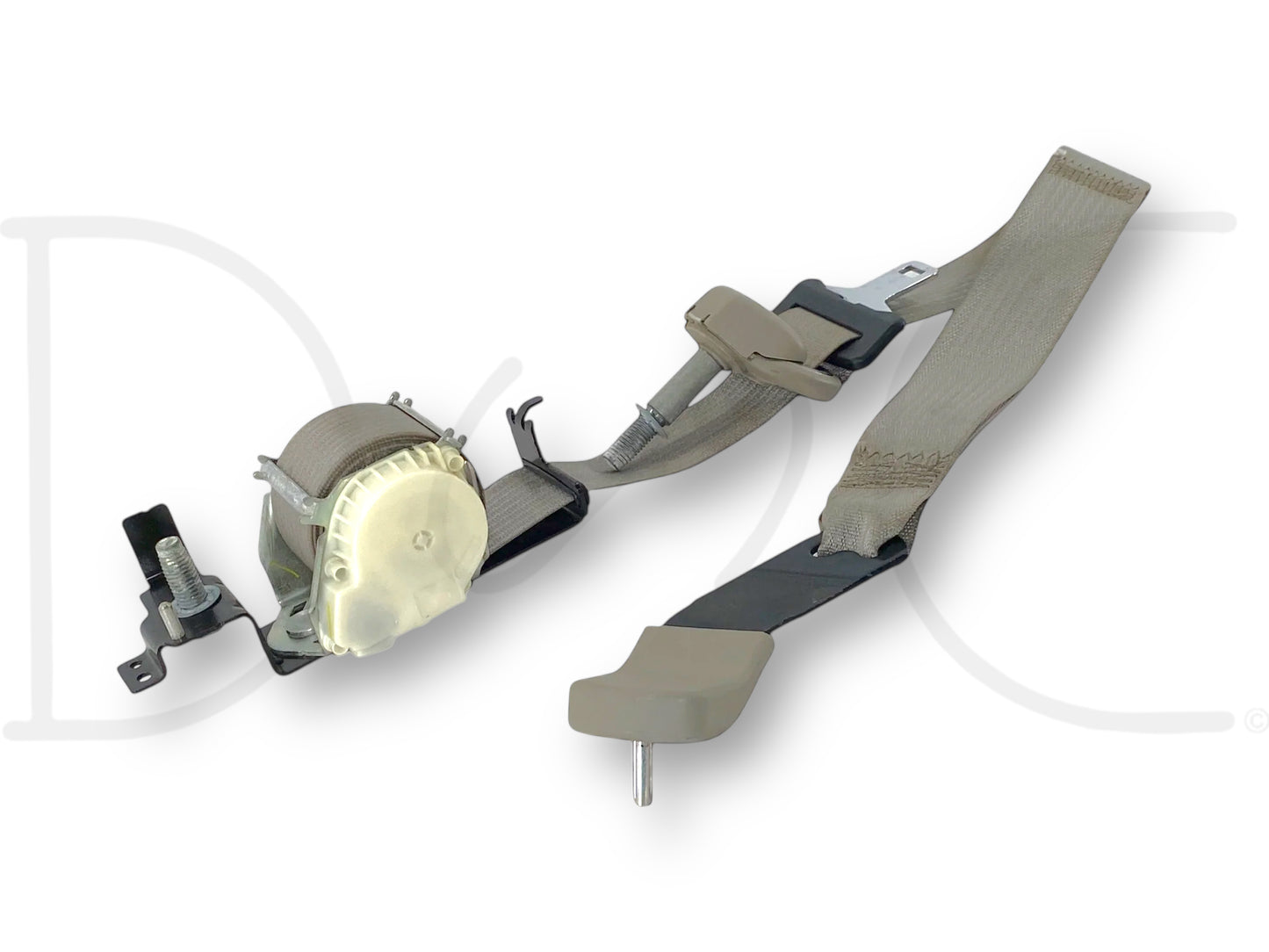 08-10 Ford F250 F350 RH Right Passenger Rear Seat Belt Seatbelt Stone OE