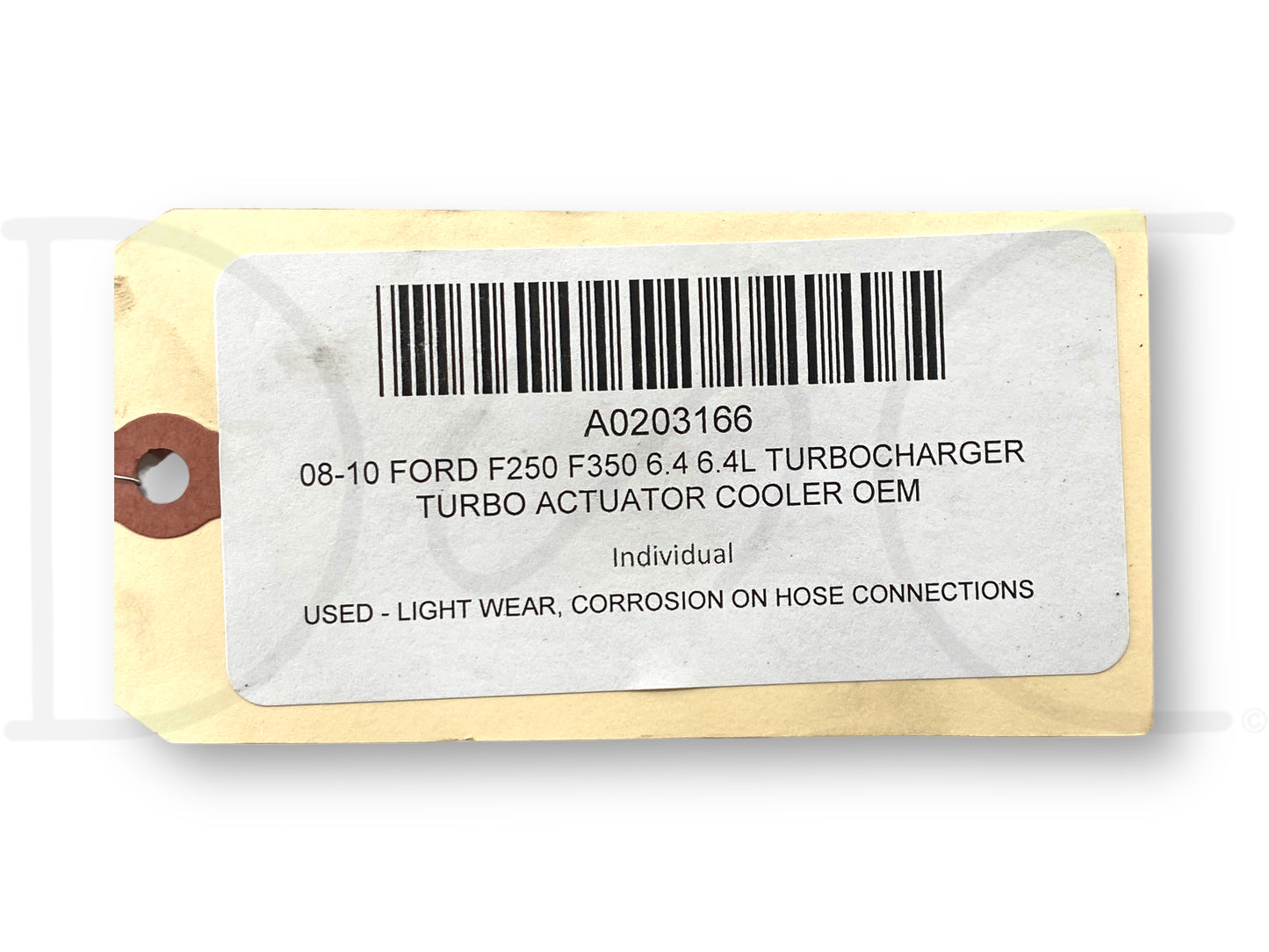 08-10 Ford F250 F350 6.4 6.4L Turbocharger Turbo Actuator Cooler OEM