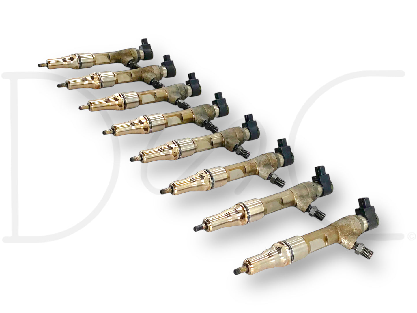 08-10 Ford F250 F350 6.4 6.4L Diesel Fuel Injector Set (8) Injectors *Untested*