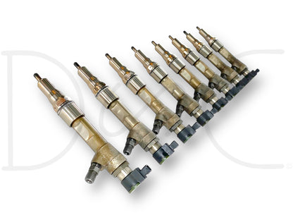 08-10 Ford F250 F350 6.4 6.4L Diesel Fuel Injector Set (8) Injectors *Untested*