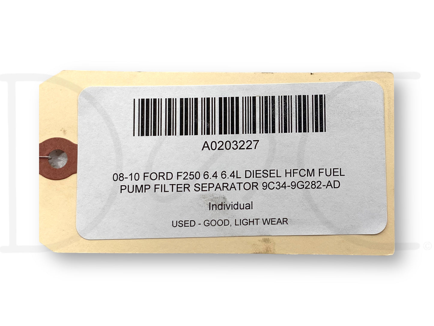 08-10 Ford F250 6.4 6.4L Diesel Hfcm Fuel Pump Filter Separator 9C34-9G282-Ad