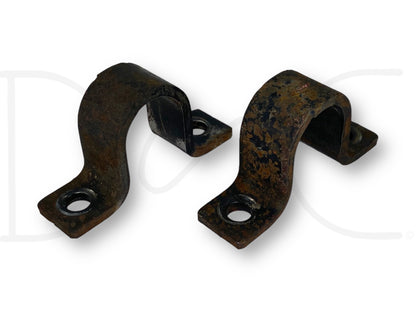 08-16 Ford F250 F350 Front Sway Bar Bushing Brackets Bracket Set OE 7C34-3B353