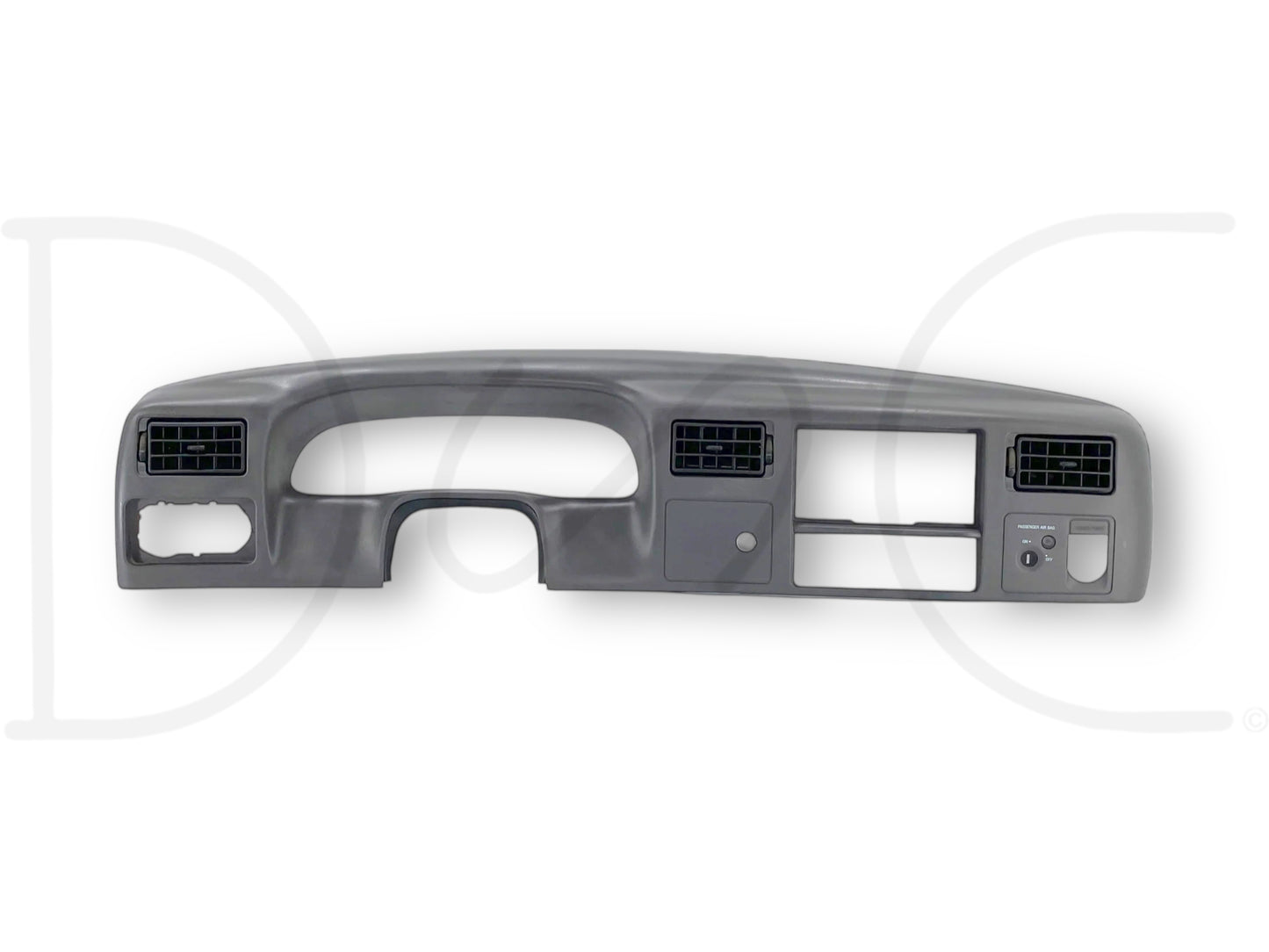 99-04 Ford F250 F350 Super Duty Dash Bezel Radio Cluster Trim Panel Gray OE