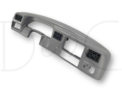 99-04 Ford F250 F350 Super Duty Dash Bezel Radio Cluster Trim Panel Gray OE