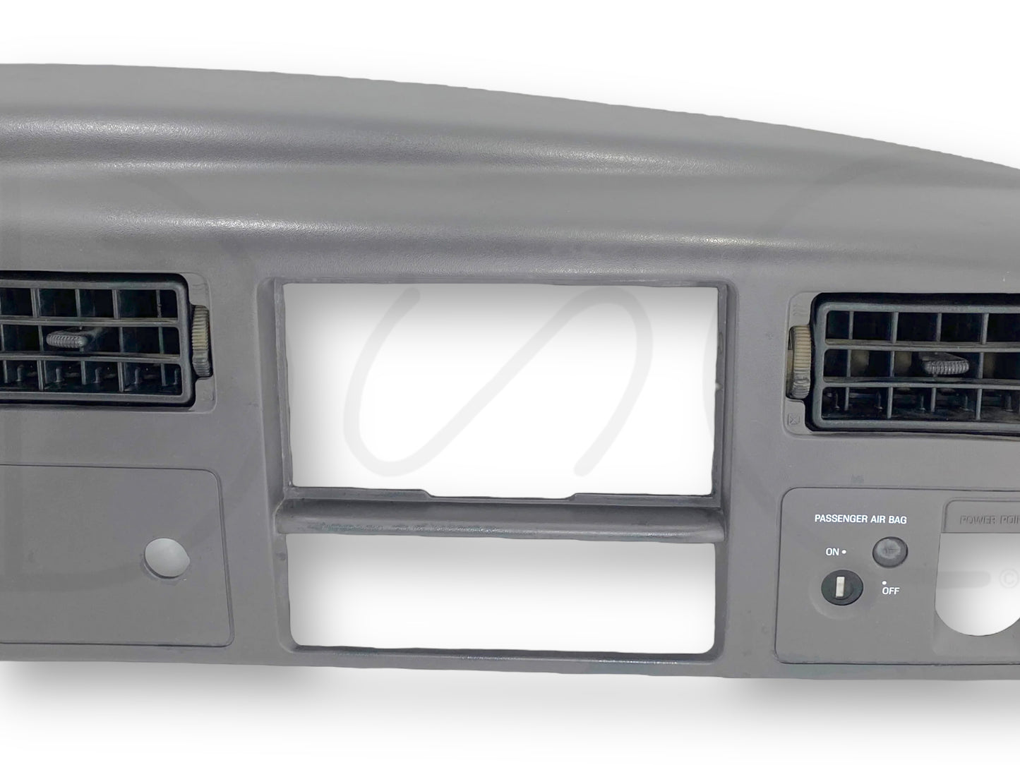 99-04 Ford F250 F350 Super Duty Dash Bezel Radio Cluster Trim Panel Gray OE