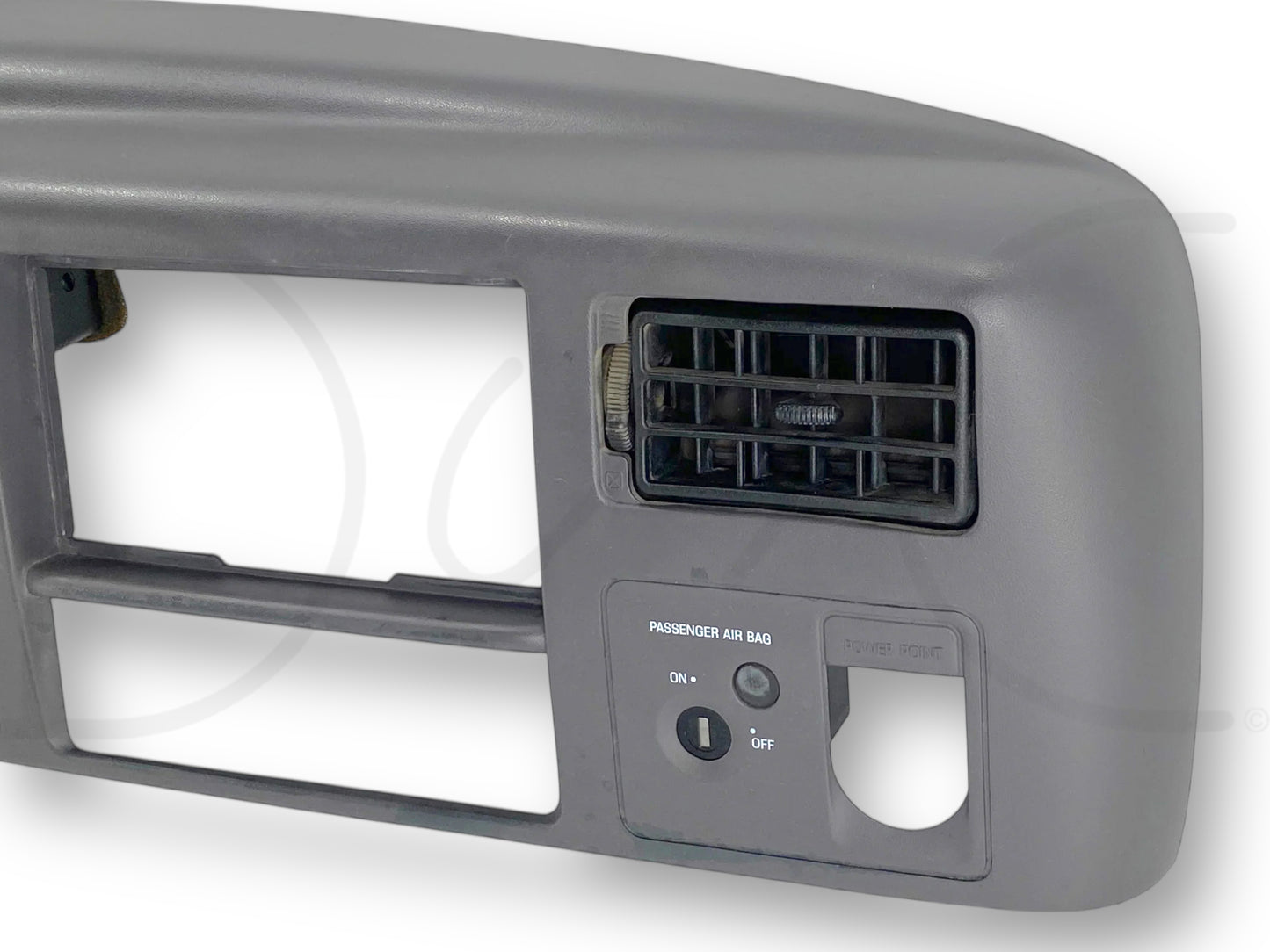 99-04 Ford F250 F350 Super Duty Dash Bezel Radio Cluster Trim Panel Gray OE