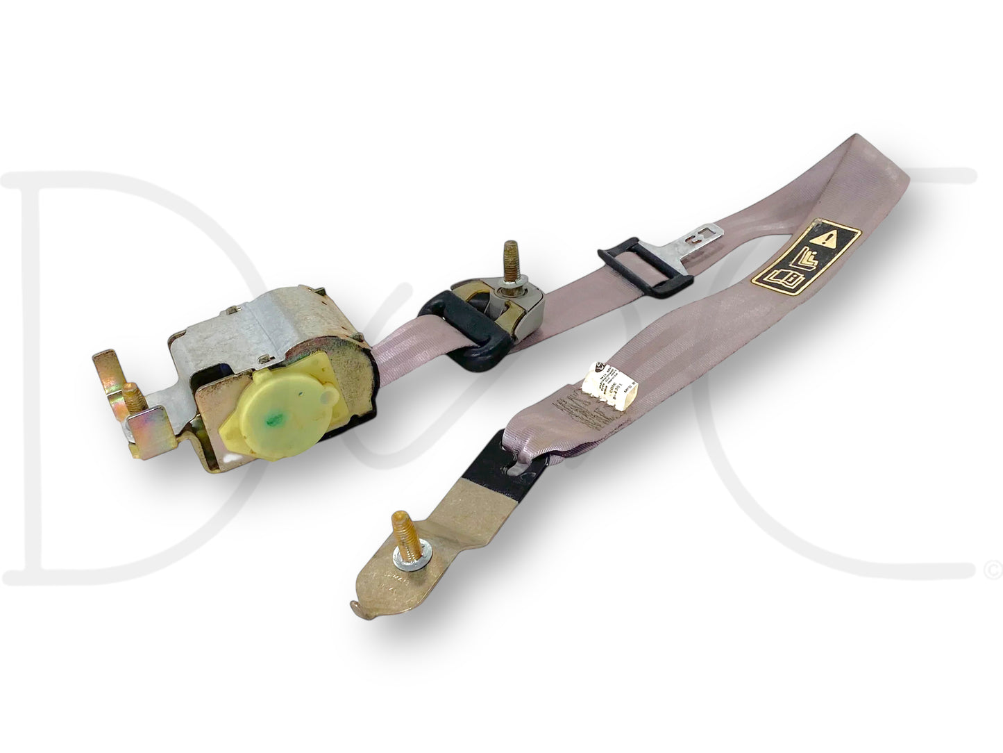 99-04 Ford F250 F350 Extended Cab LH Left Driver Rear Seat Belt Seatbelt Gray