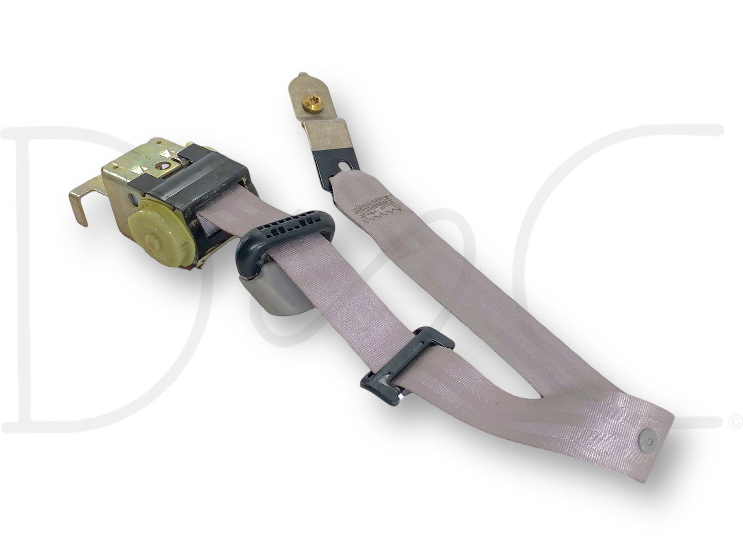 99-04 Ford F250 F350 Extended Cab LH Left Driver Rear Seat Belt Seatbelt Gray