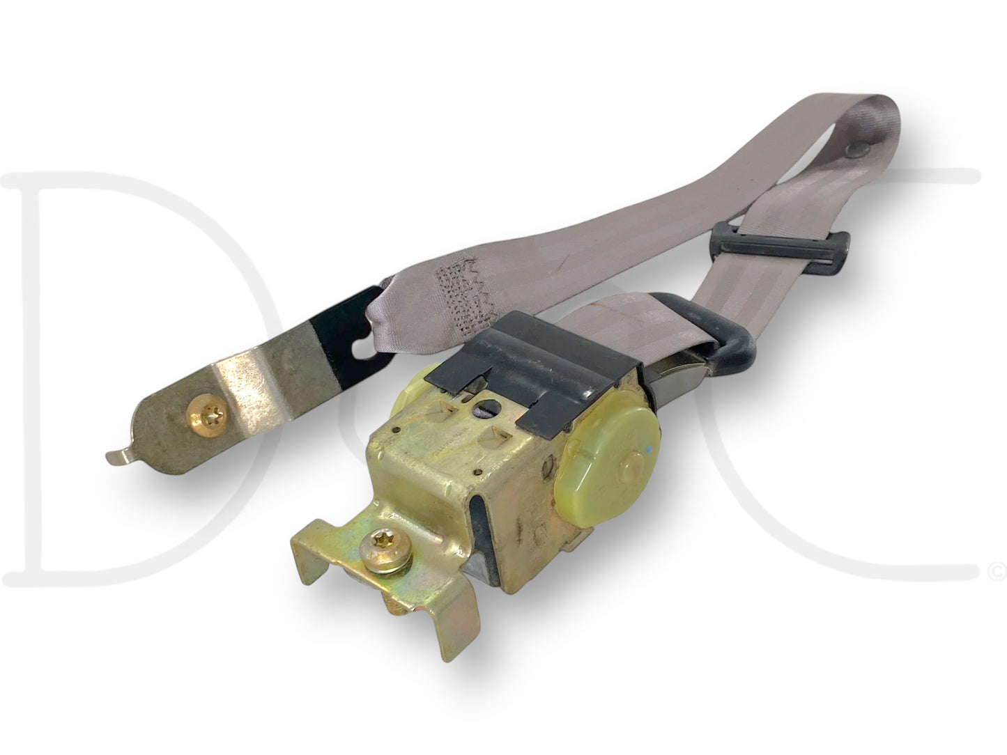 99-04 Ford F250 F350 RH Right Passenger Rear Seat Belt Seatbelt Gray OE