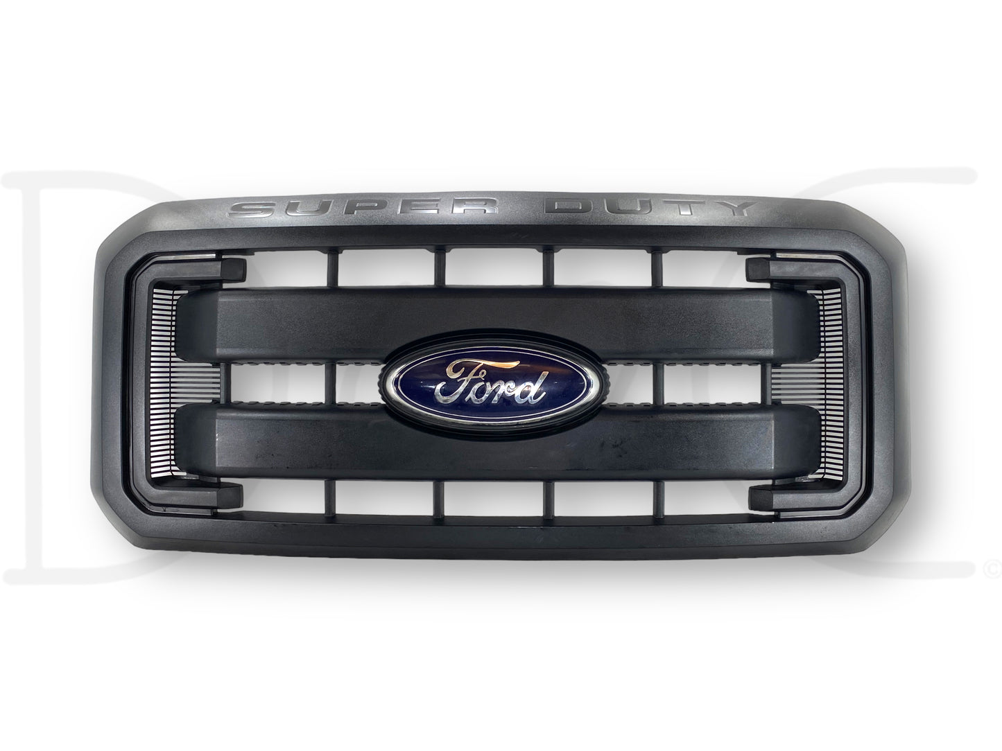 11-16 Ford F250 F350 Super Duty XL Grill Grille OEM Black Textured W/ Emblem