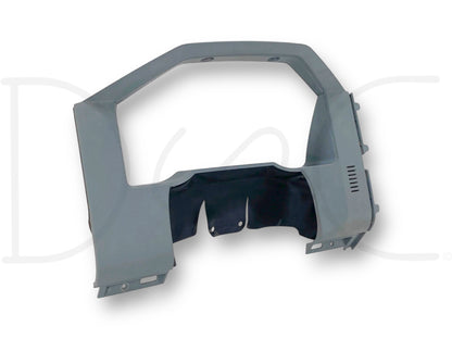11-16 Ford F250 F350 Super Duty Dash Bezel Gauge Cluster Trim Panel Gray OE