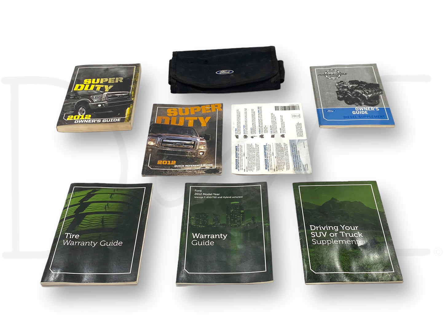 2012 Ford F250 F350 Super Duty 6.7 Diesel Owners Manual Guide Kit Packet OE 12