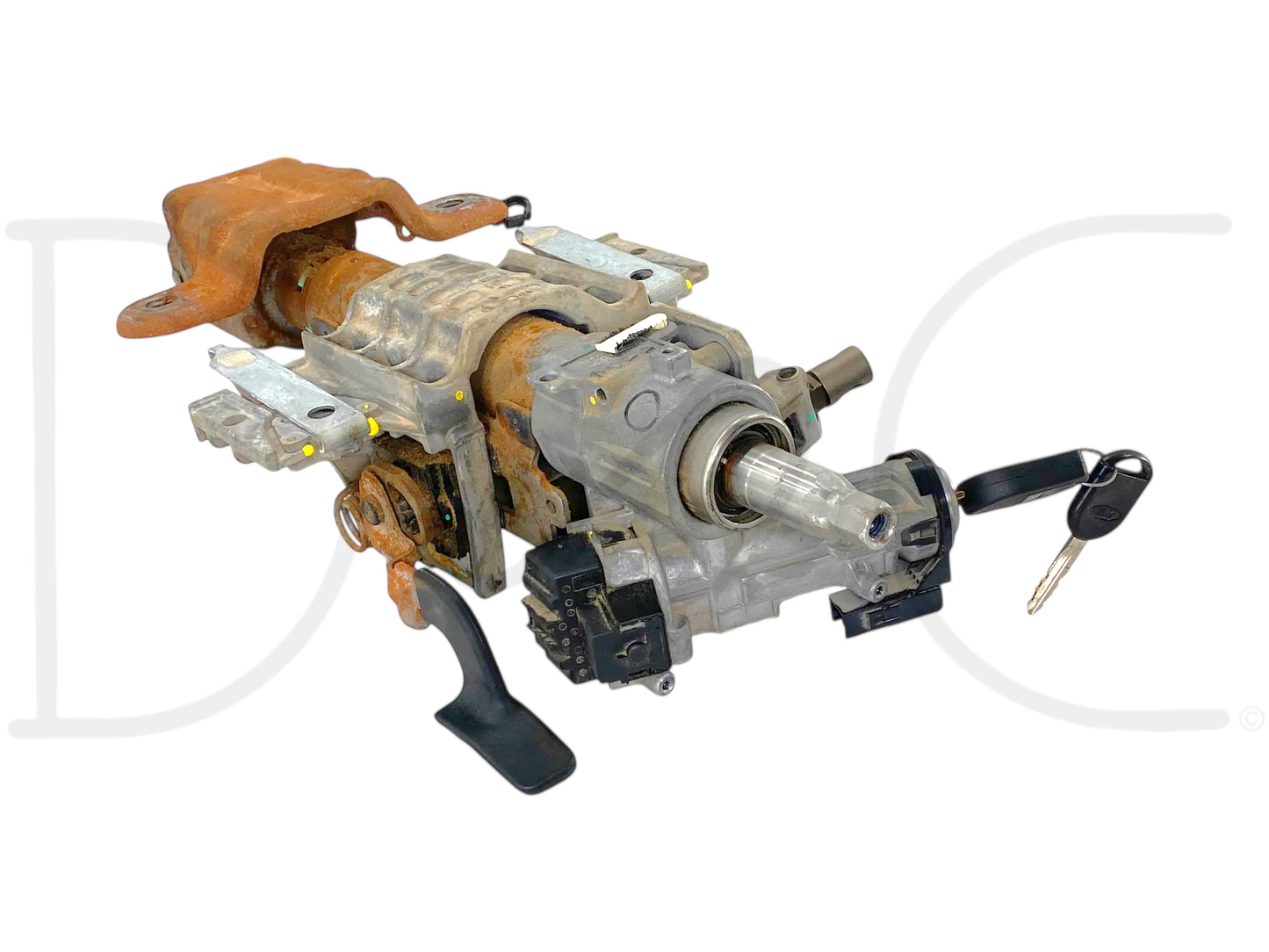 11-12 Ford F250 F350 Tilt Steering Column W/ Ignition Key & Pats OE