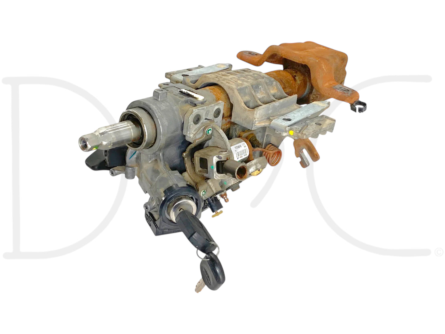 11-12 Ford F250 F350 Tilt Steering Column W/ Ignition Key & Pats OE