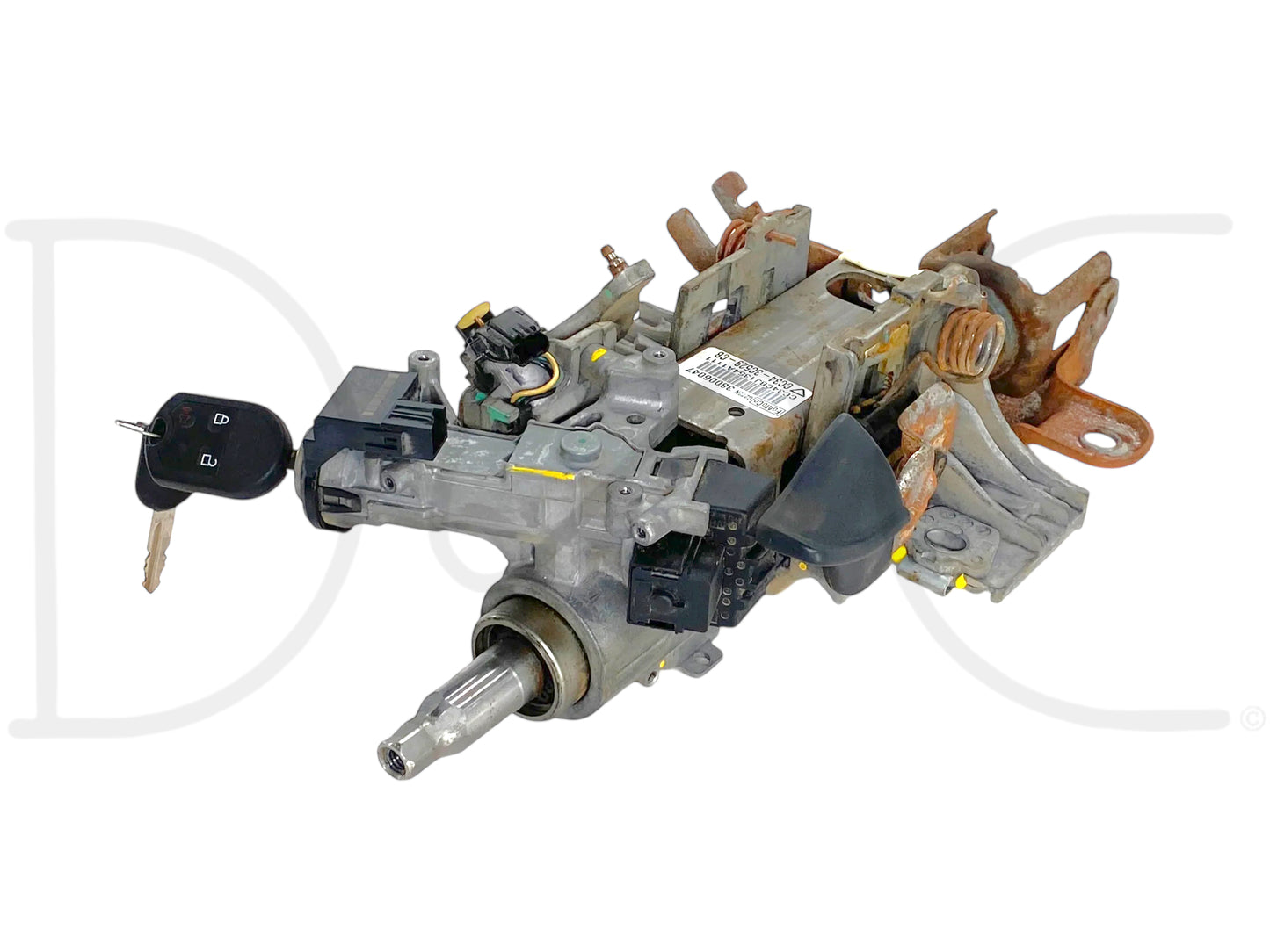 11-12 Ford F250 F350 Tilt Steering Column W/ Ignition Key & Pats OE