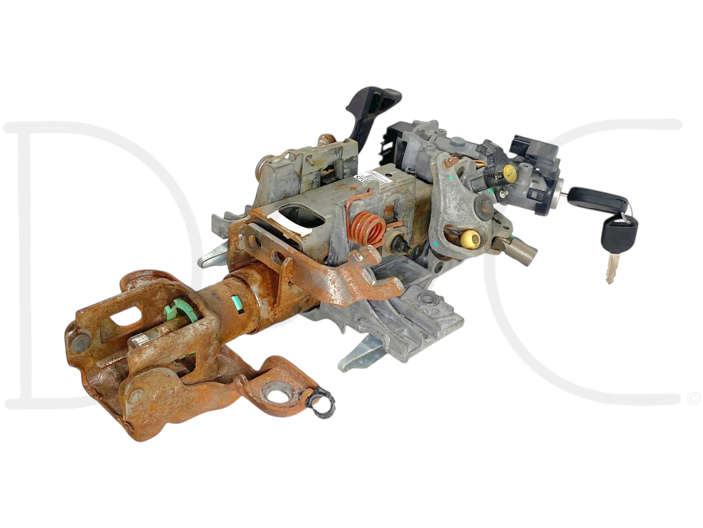 11-12 Ford F250 F350 Tilt Steering Column W/ Ignition Key & Pats OE