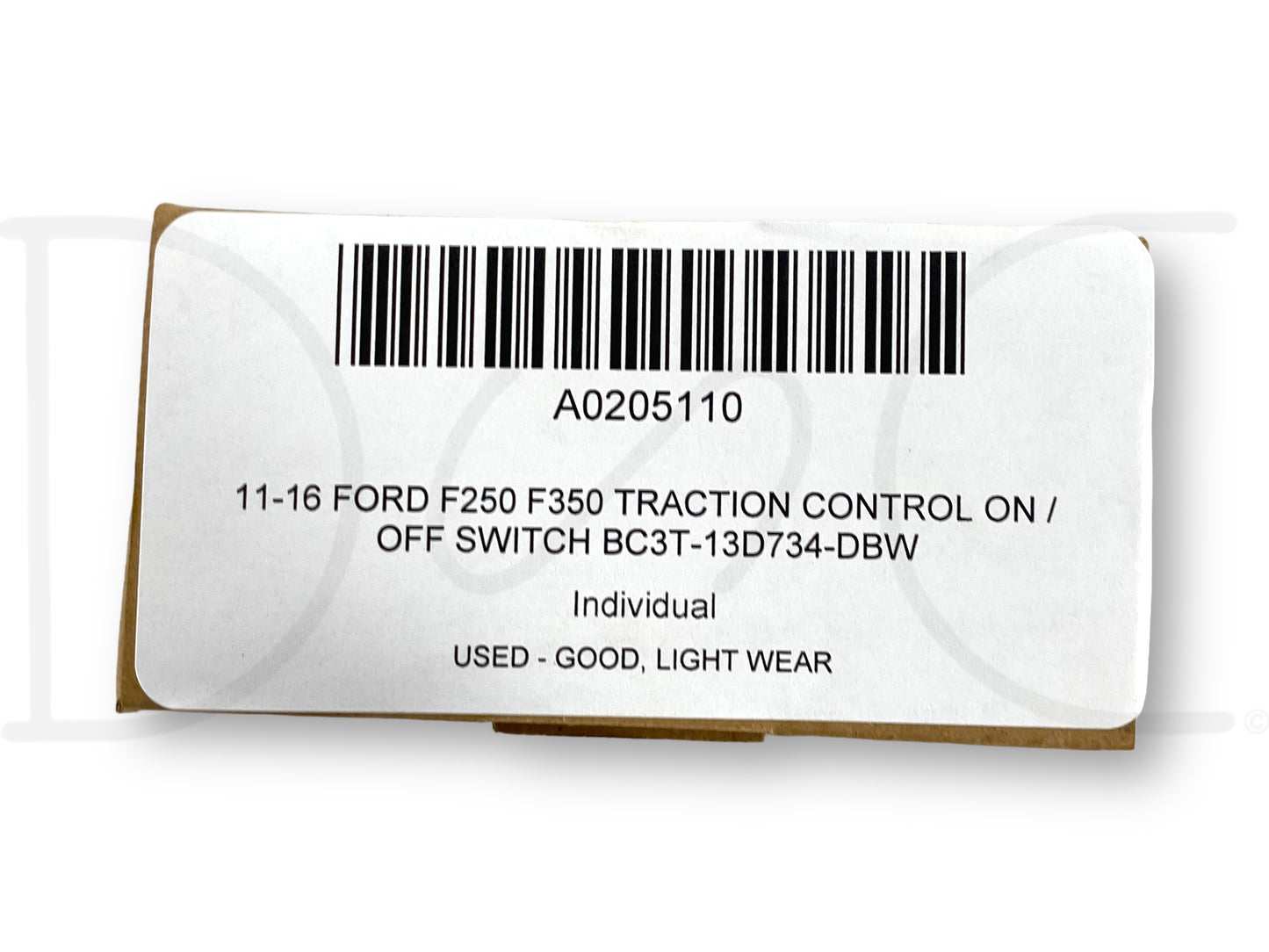 11-16 Ford F250 F350 Traction Control On / Off Switch Bc3T-13D734-Dbw