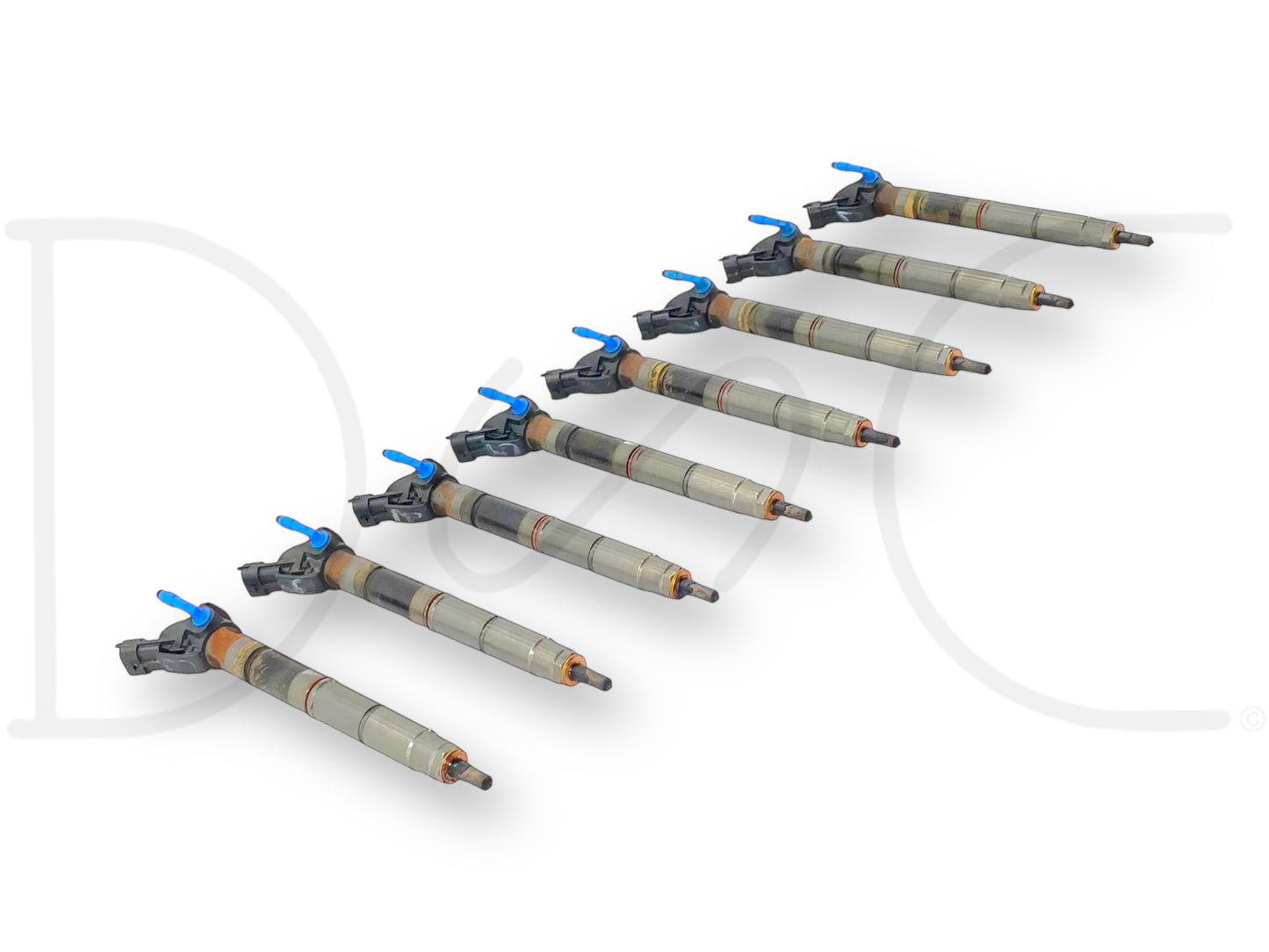 11-14 Ford 6.7 6.7L Diesel Fuel Injector Set (8) Injectors Bc3Q-9K546-Ad Cores