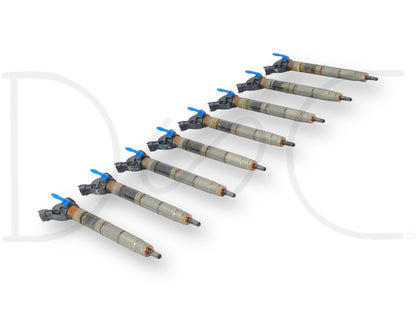 11-14 Ford 6.7 6.7L Diesel Fuel Injector Set (8) Injectors Bc3Q-9K546-Ad Cores
