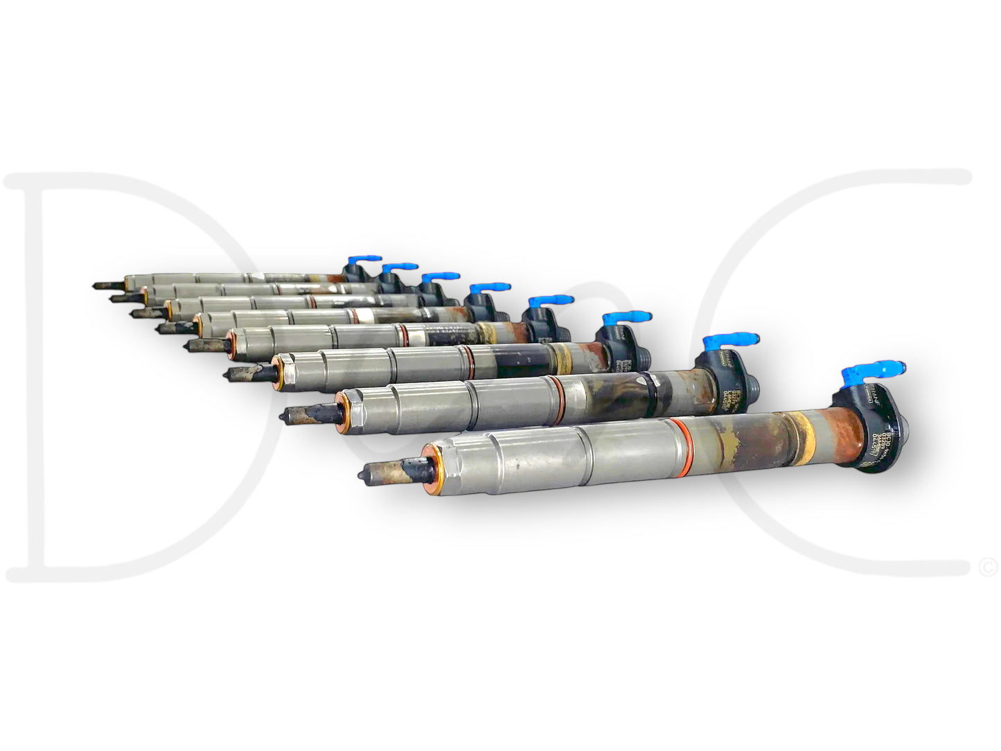 11-14 Ford 6.7 6.7L Diesel Fuel Injector Set (8) Injectors Bc3Q-9K546-Ad Cores
