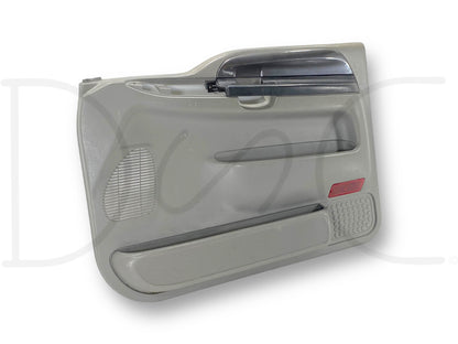 99-07 Ford F250 F350 Sport Right Passenger Front Door Panel Gray Carbon *Blem*