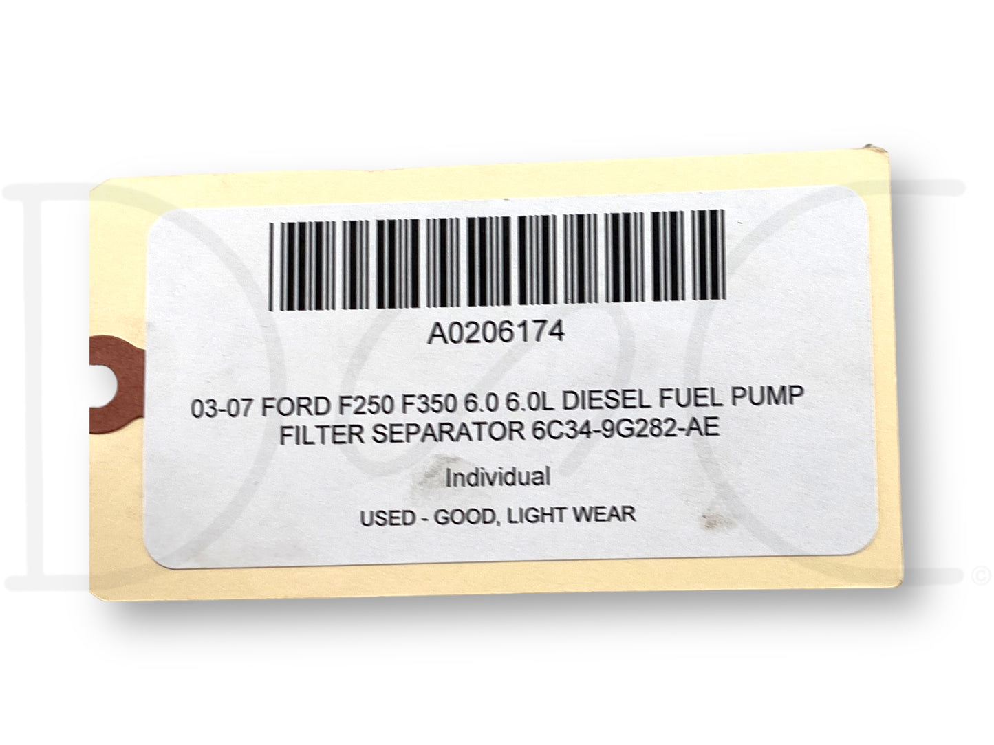 03-07 Ford F250 F350 6.0 6.0L Diesel Fuel Pump Filter Separator 6C34-9G282-Ae