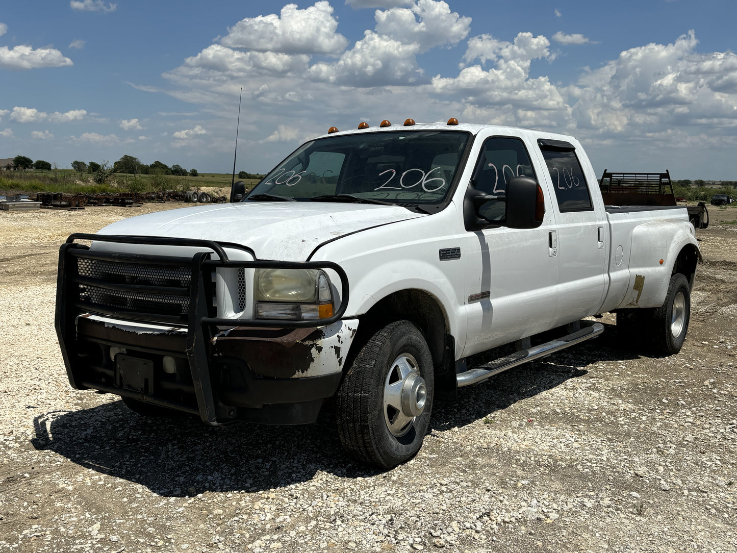 99-07 Ford F250 F350 Rear RH Right Passenger Crew Cab Door Z1 White
