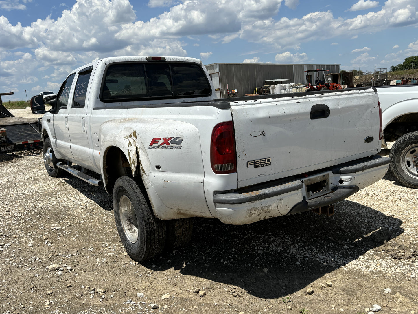 99-07 Ford F250 F350 Rear RH Right Passenger Crew Cab Door Z1 White