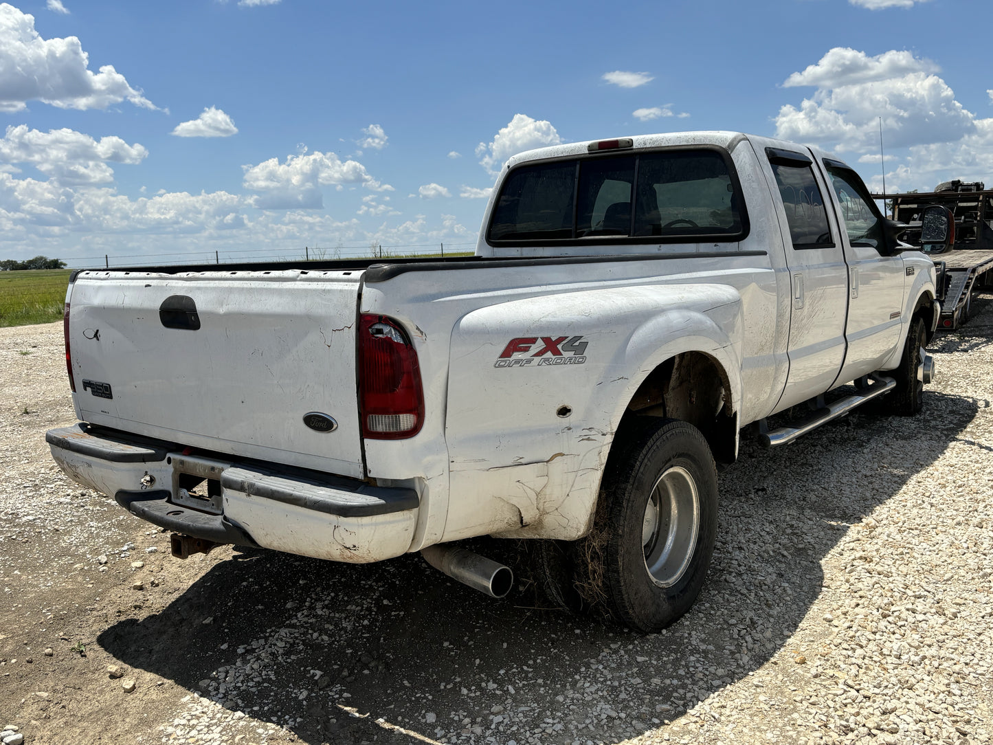 99-07 Ford F250 F350 Rear RH Right Passenger Crew Cab Door Z1 White