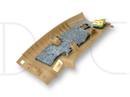 11-16 Ford F250 F350 Crew Cab Left LH C Pillar Upper Trim Cover Panel Tan OE