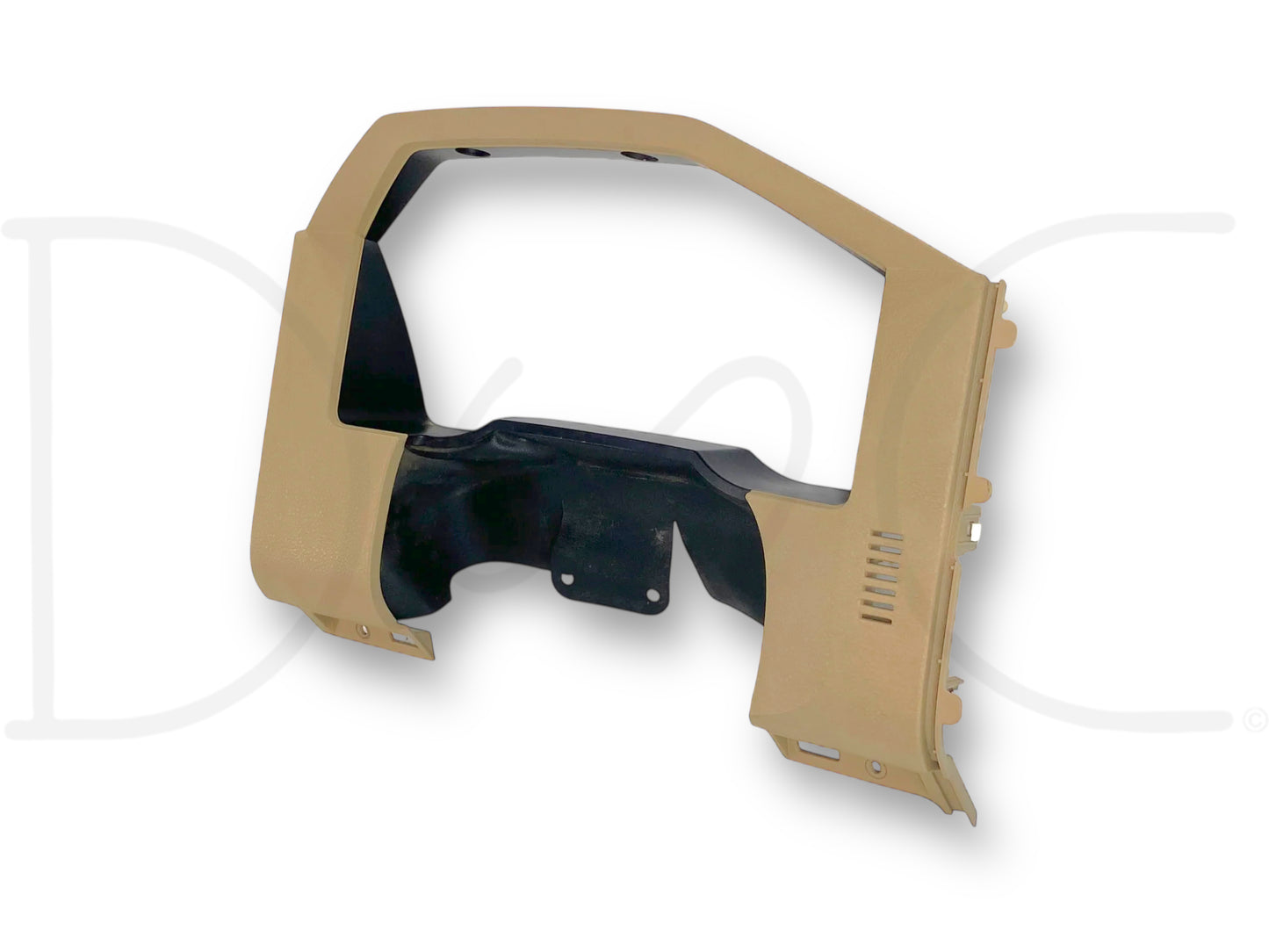 11-16 Ford F250 F350 Super Duty Dash Bezel Gauge Cluster Trim Panel Tan OE