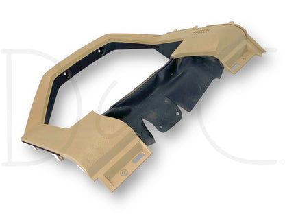 11-16 Ford F250 F350 Super Duty Dash Bezel Gauge Cluster Trim Panel Tan OE