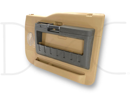 11-16 Ford F250 F350 Lariat RH Right Passenger Front Door Panel Tan OE