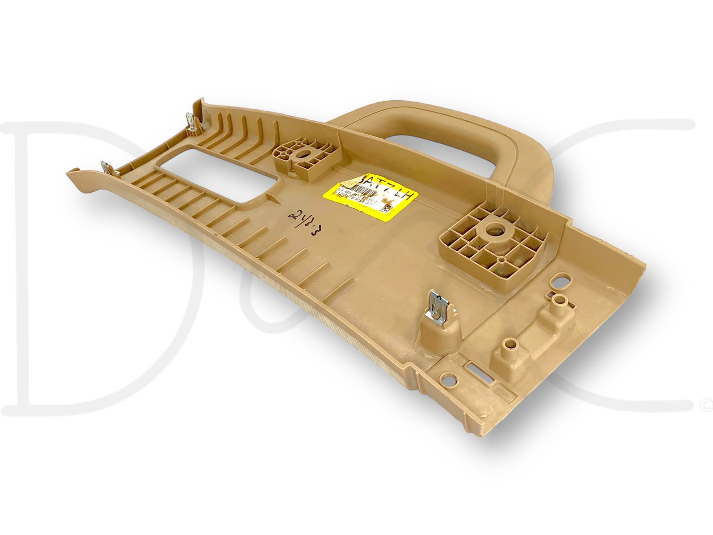 11-16 Ford F250 F350 Rear Grab Handle B-Pillar Trim LH Left Driver Tan OE