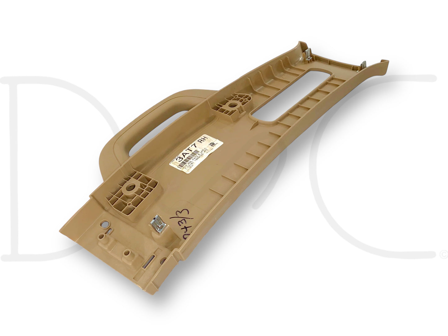 11-16 Ford F250 F350 Rear Grab Handle B-Pillar Trim RH Right Passenger Tan