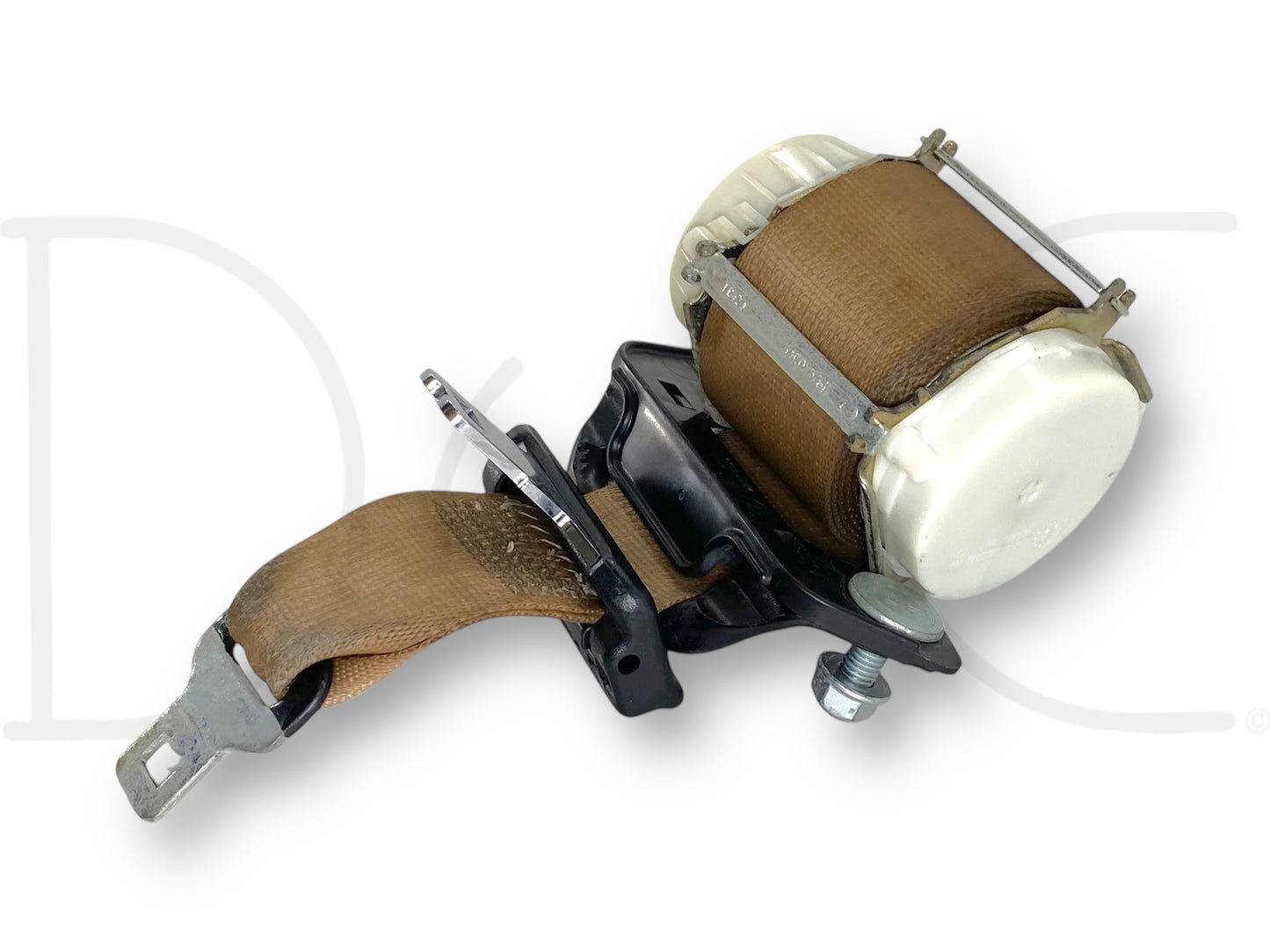 11-16 Ford F250 F350 Crew Cab Rear Center Seat Belt Seatbelt Tan OE