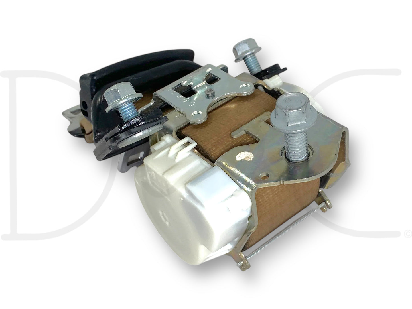 11-16 Ford F250 F350 Crew Cab Rear Center Seat Belt Seatbelt Tan OE