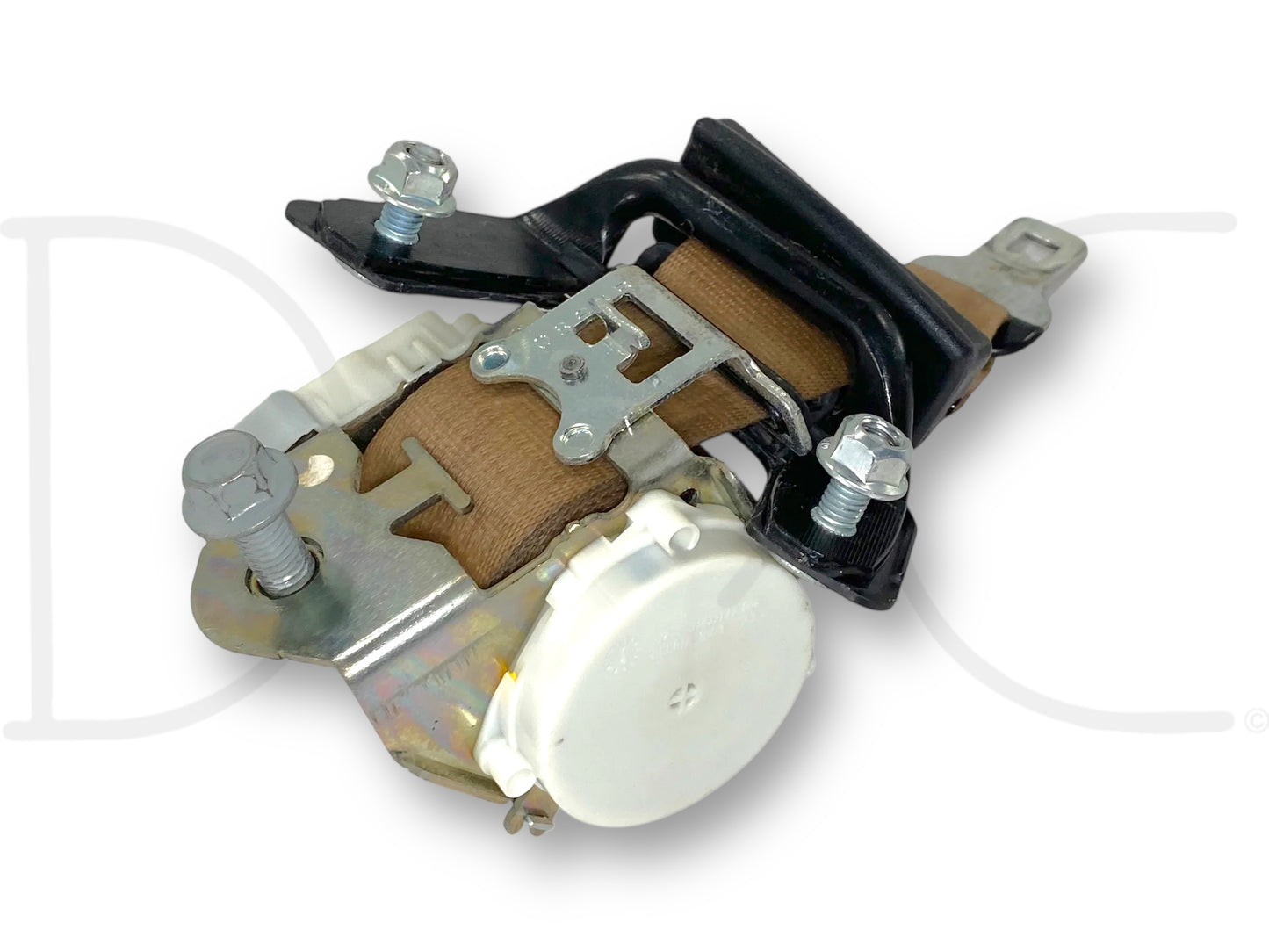 11-16 Ford F250 F350 Crew Cab Rear Center Seat Belt Seatbelt Tan OE