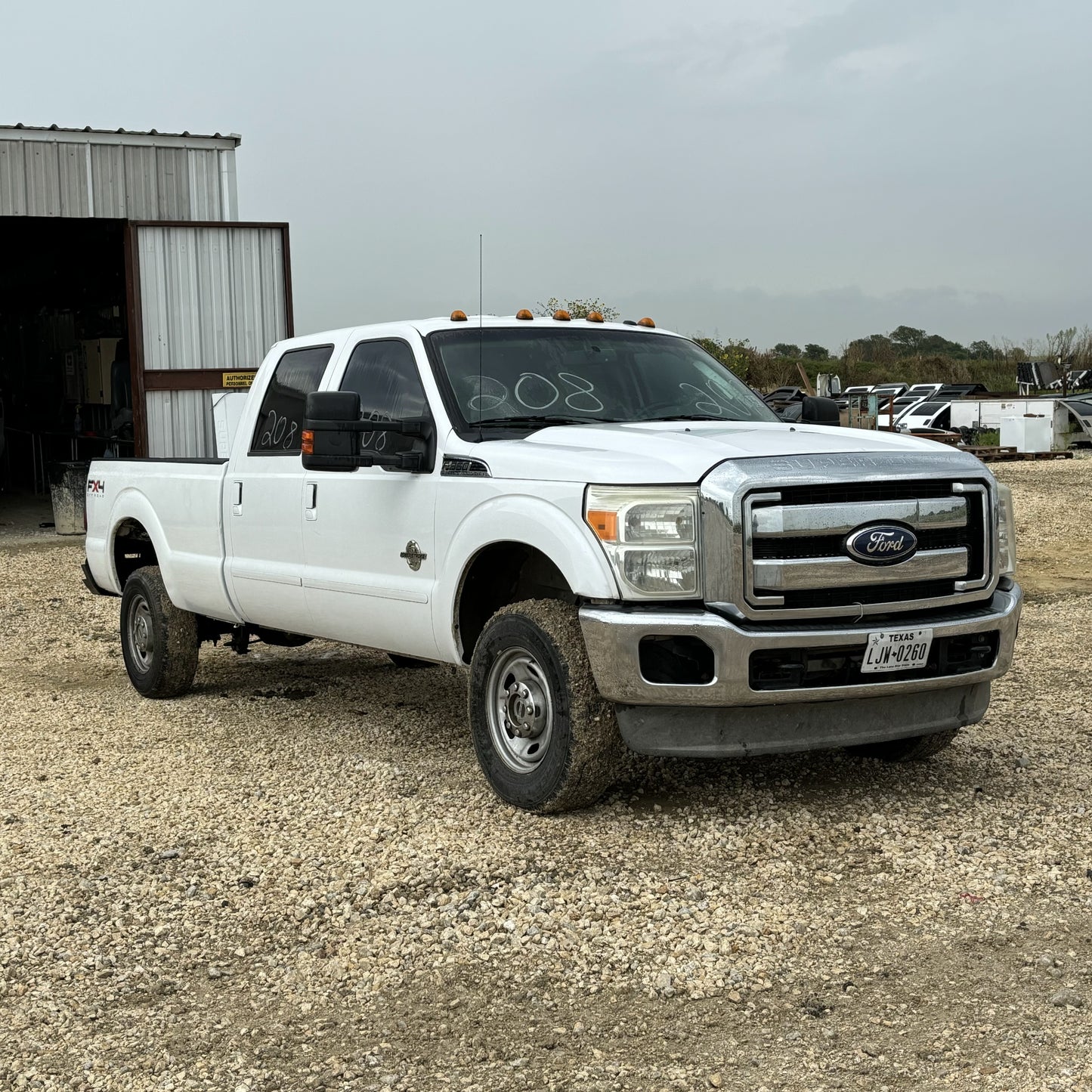 11-16 Ford F250 F350 Super Duty Hood Z1 White