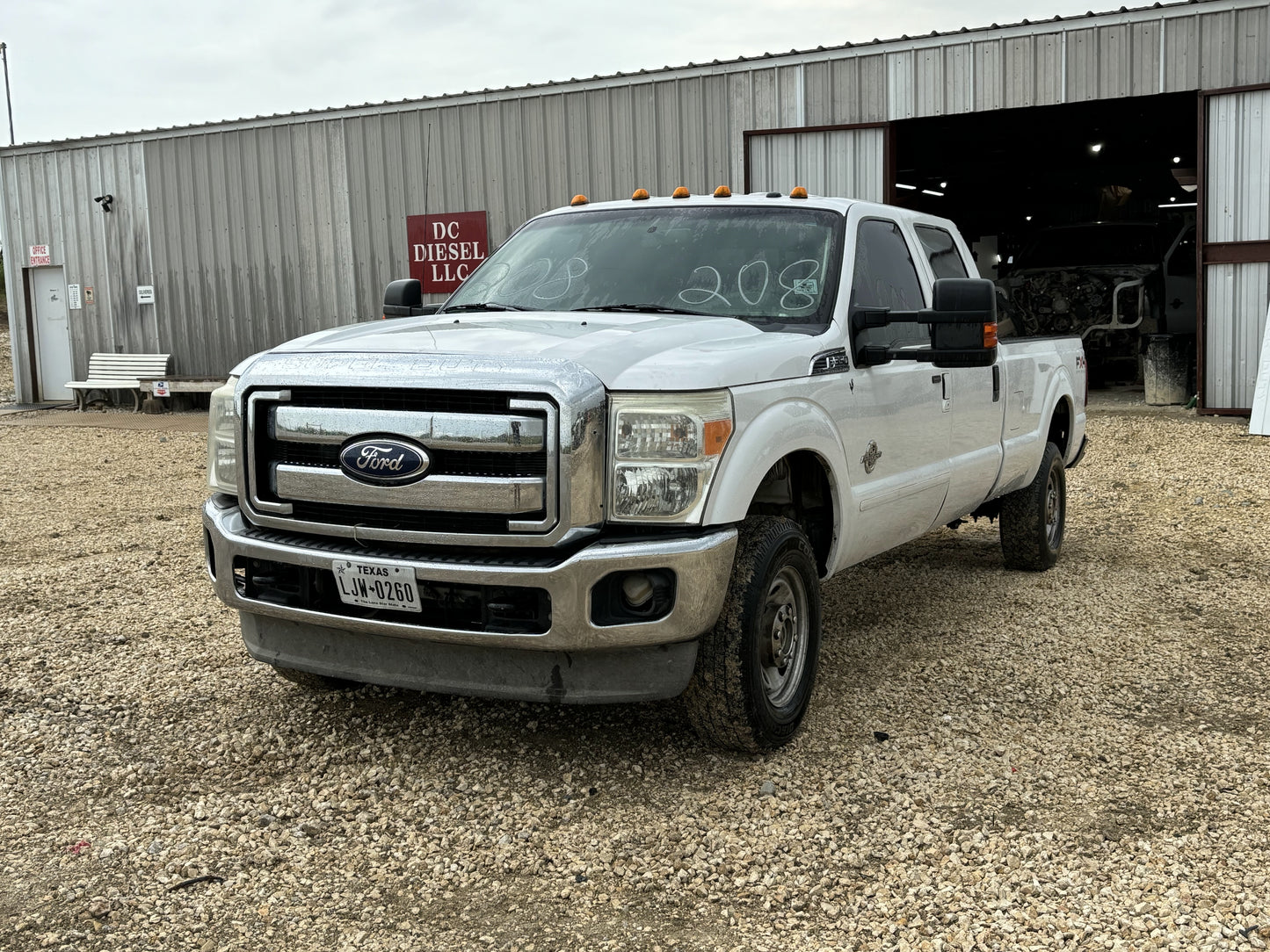 11-16 Ford F250 F350 Super Duty Hood Z1 White
