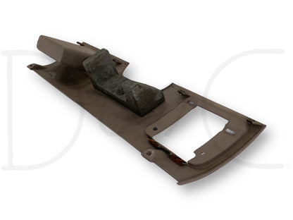 92-97 Ford F250 F350 Knee Bolster Lower Dash Bezel Pocket Mocha Tan OE *Blem*