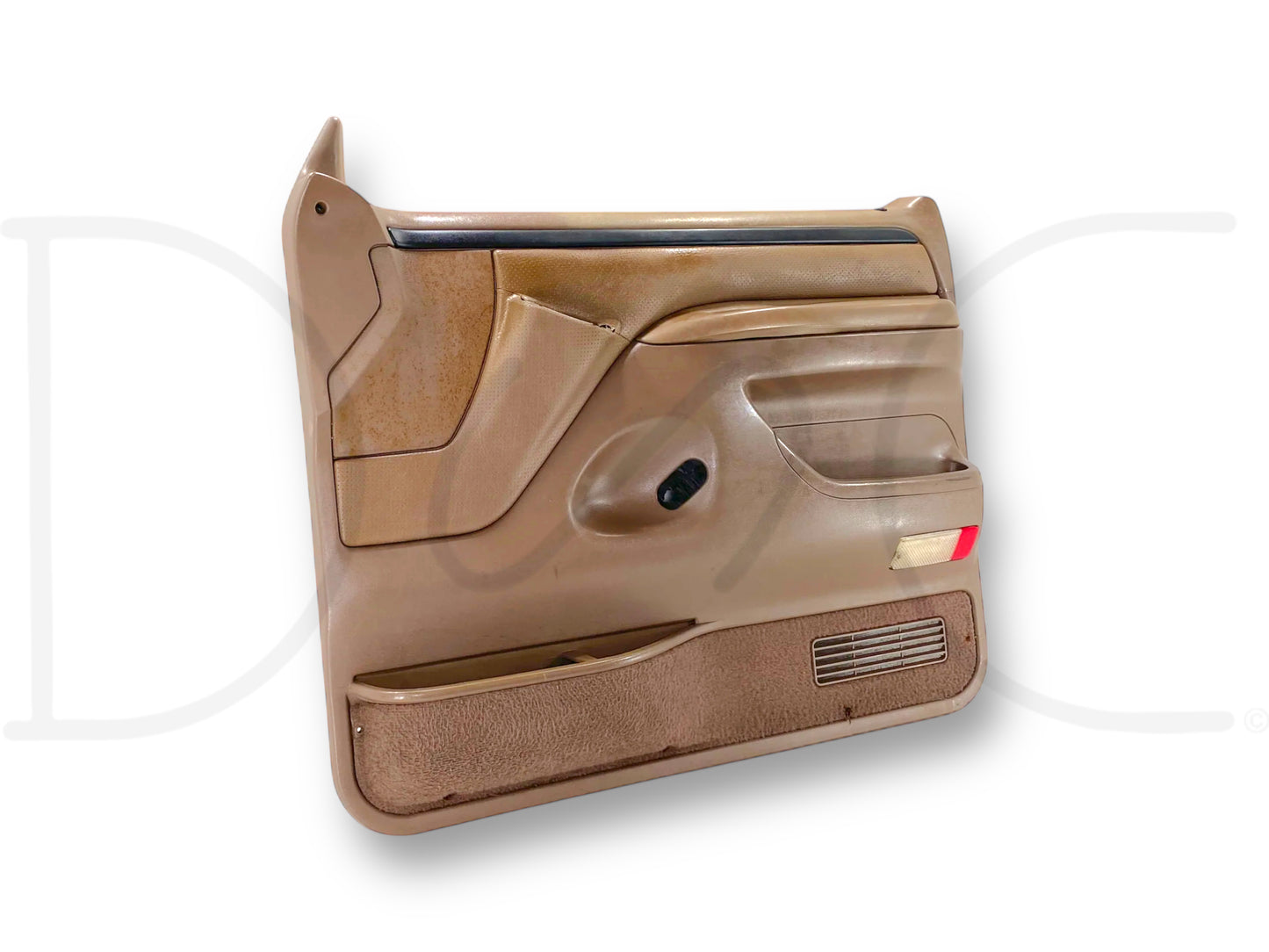 94-97 Ford F250 F350 RH Right Passenger Front Door Panel Mocha Tan *Blem*