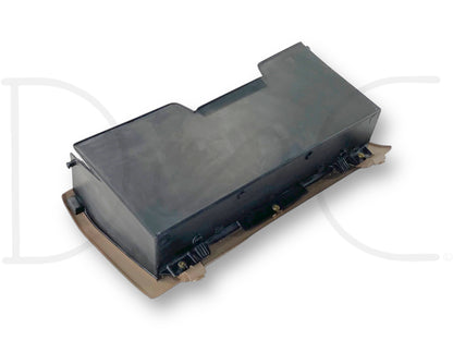 92-97 Ford F250 F350 Dash Glove Box Storage Bin Compartment Mocha Tan OE