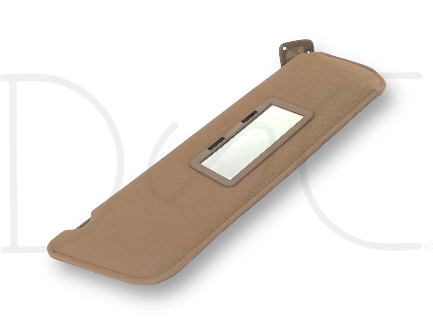 92-97 Ford F250 F350 RH Right Passenger Sun Visor Tan OEM