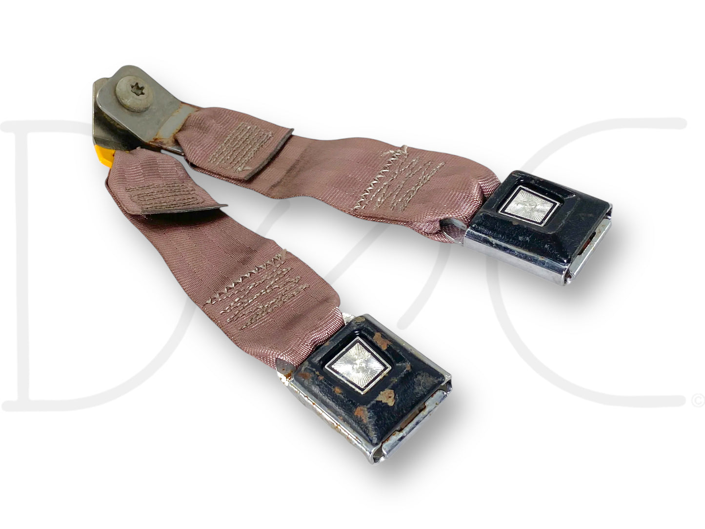 94-97 Ford F250 F350 Rear Seat Belt Seatbelt Latch Buckle Assembly Tan OE