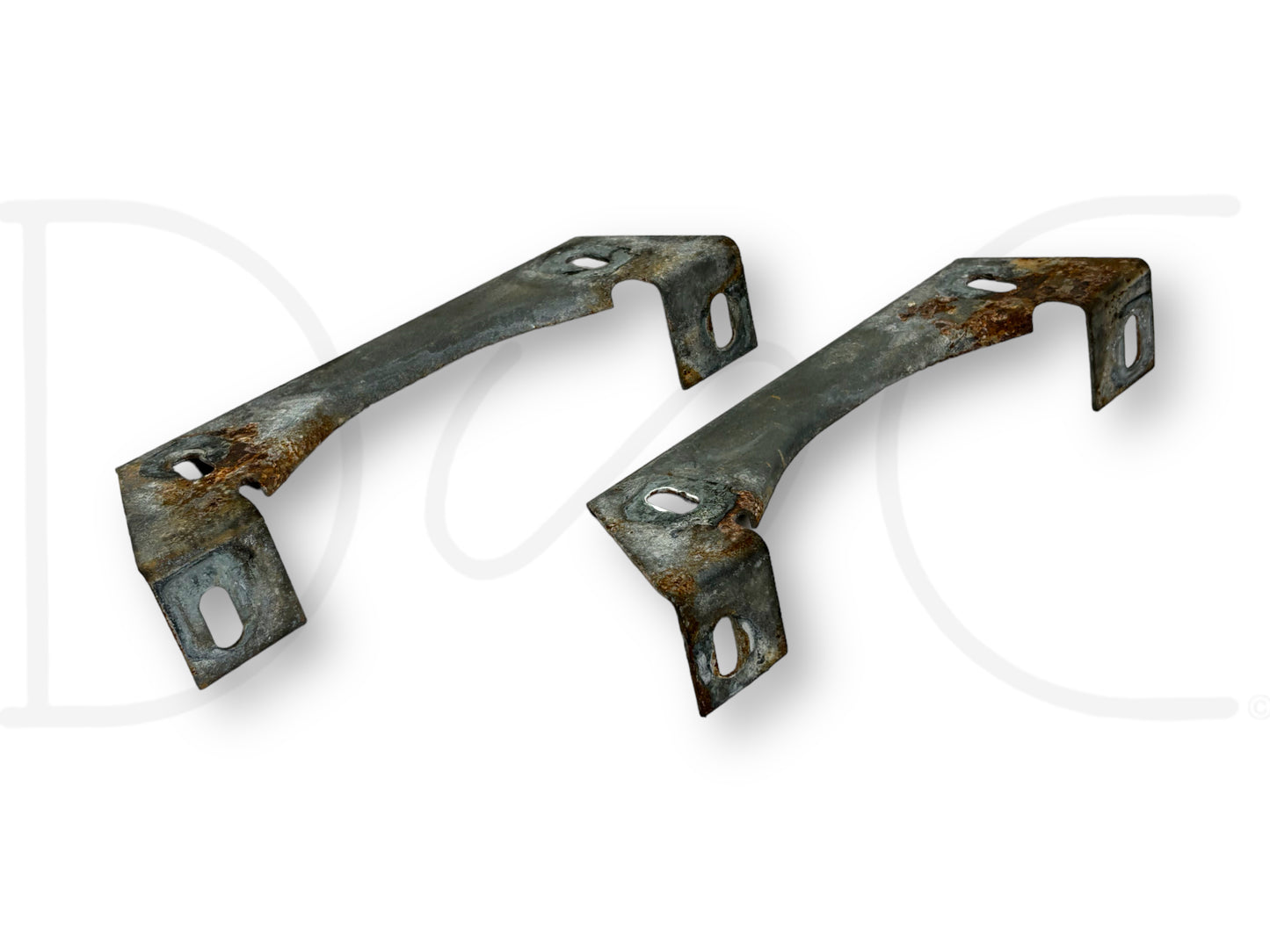 92-97 Ford F250 F350 Header Panel To Core Support Bracket Set OE Brackets