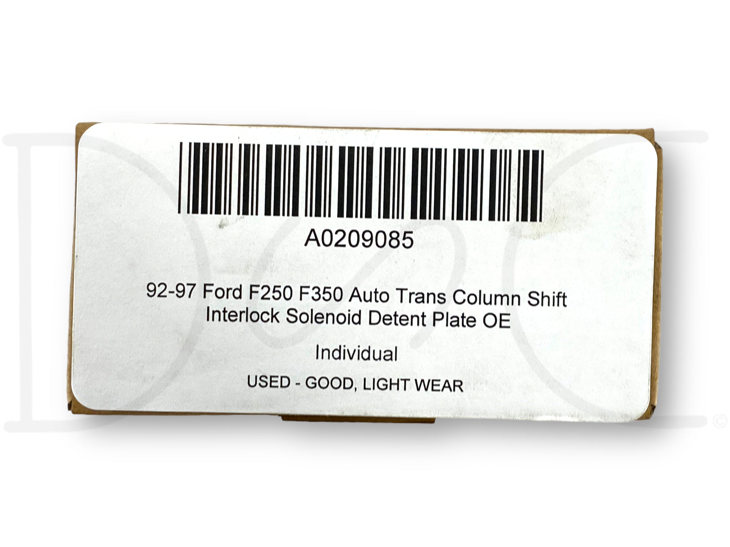 92-97 Ford F250 F350 Auto Trans Column Shift Interlock Solenoid Detent Plate OE