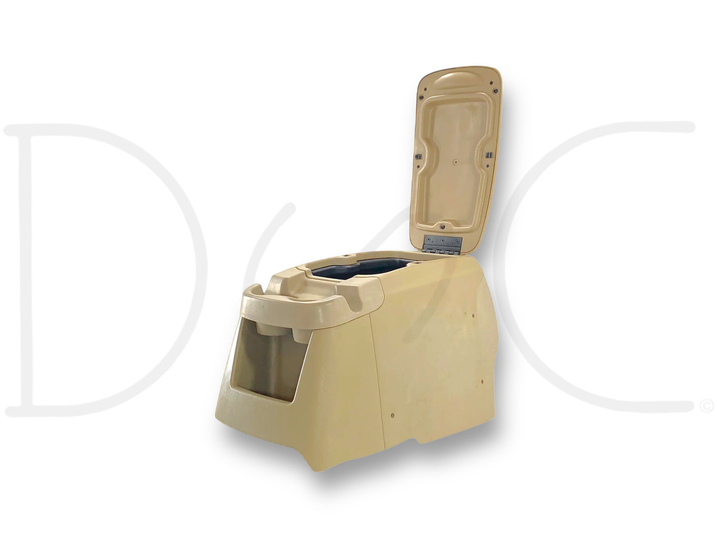 99-07 Ford F250 F350 Super Duty Center Console Floor Storage Tan OE